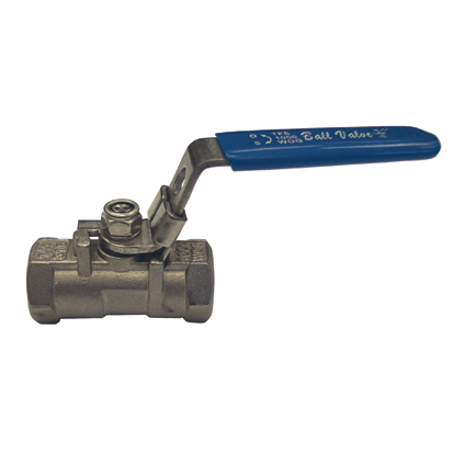 MARS 1 Piece Reduced Bore Ball Valve Stainless Steel Ball Valves