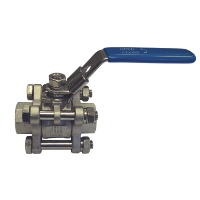 MARS 3 Piece Ball Valve Stainless Steel Ball Valves