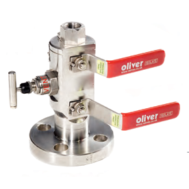 OLIVER VALVES D Type Double Block & Bleed Stainless Steel Ball Valves