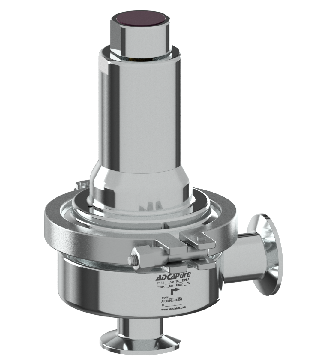 Valsteam Adca P161 Sanitary Pressure Regulators