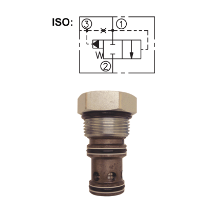 HYDRAFORCE EV10-S34 | DIRECTIONAL CARTRIDGE, PILOTED SPOOL, LOGIC ELEMENT, 75 LPM
