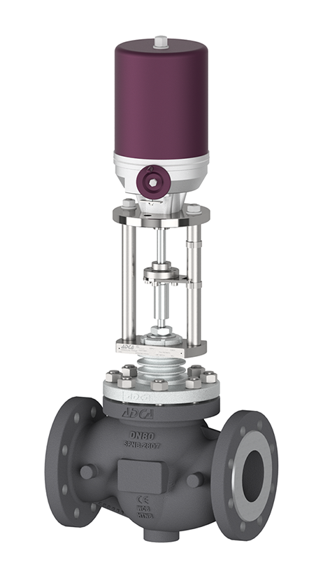 VALSTEAM ADCA V16/2 | GLOBE CONTROL VALVE WITH ELS ACTUATOR